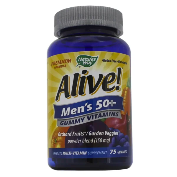 Alive Mens 50+ Premium Gummy Multi-Vitamin