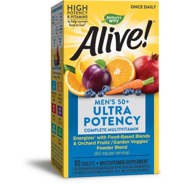 Alive! Once Daily Mens 50+ Multi (Ultra Potency)