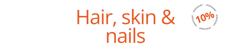 Hair Skin and Nails Banner